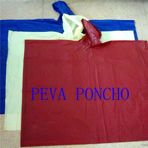 100_ PEVA Rain Poncho
